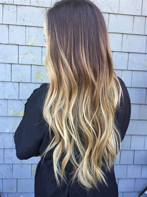 blonde ombre with dark hair|dark blonde ombre hair color.